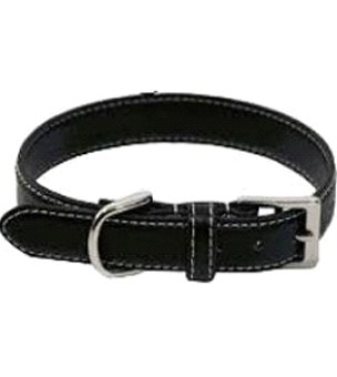 Black thick Dog collar 